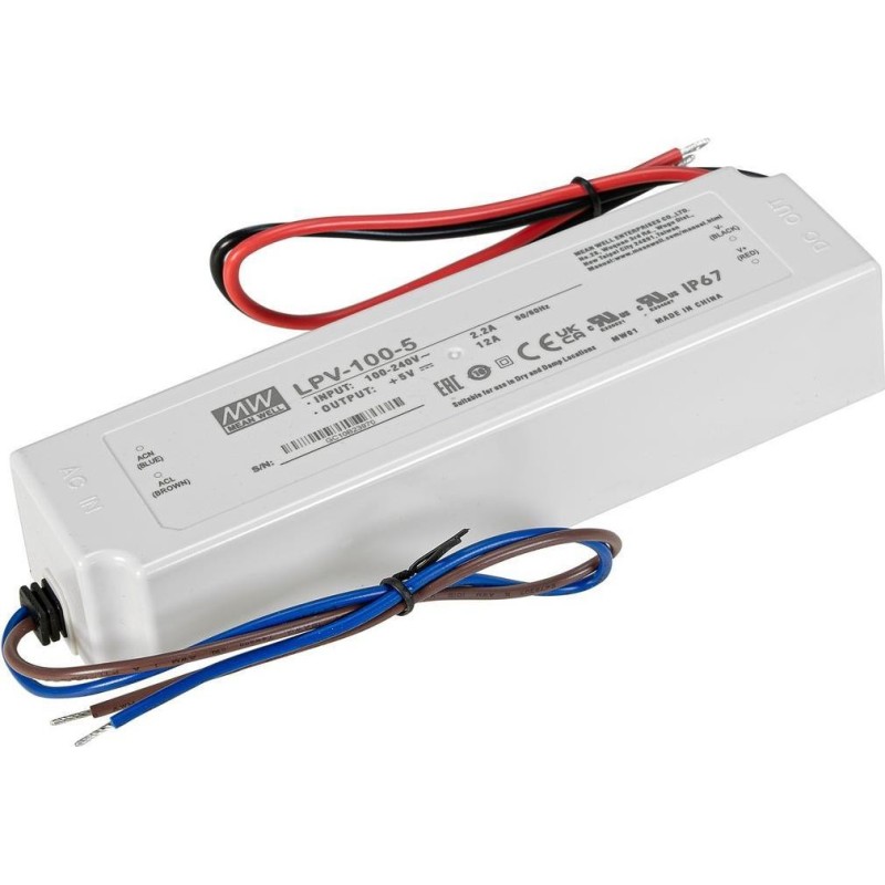 Alimentatore switching MEANWELL 60W/5V IP67 (51405144)