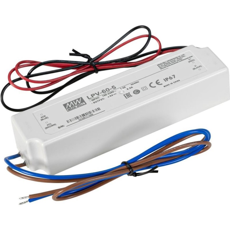 Alimentatore switching MEANWELL 40W/5V IP67 (51405142)