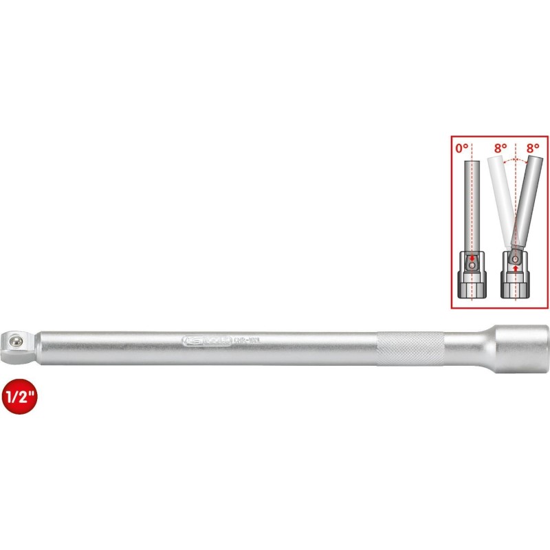 KS TOOLS Werkzeug-maschinen GmbH Prolunga inclinabile 1/2&quot;, 500mm (91