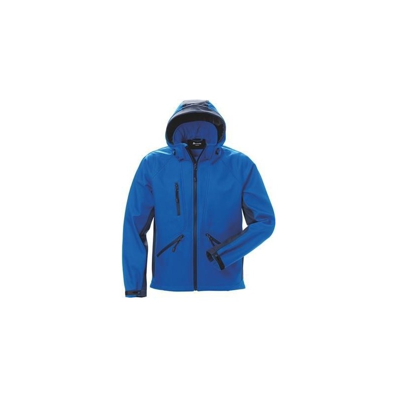 Giacca softshell Fristads 1414 SHI G.2XL k-blu/blu scuro 100%Pol 280g