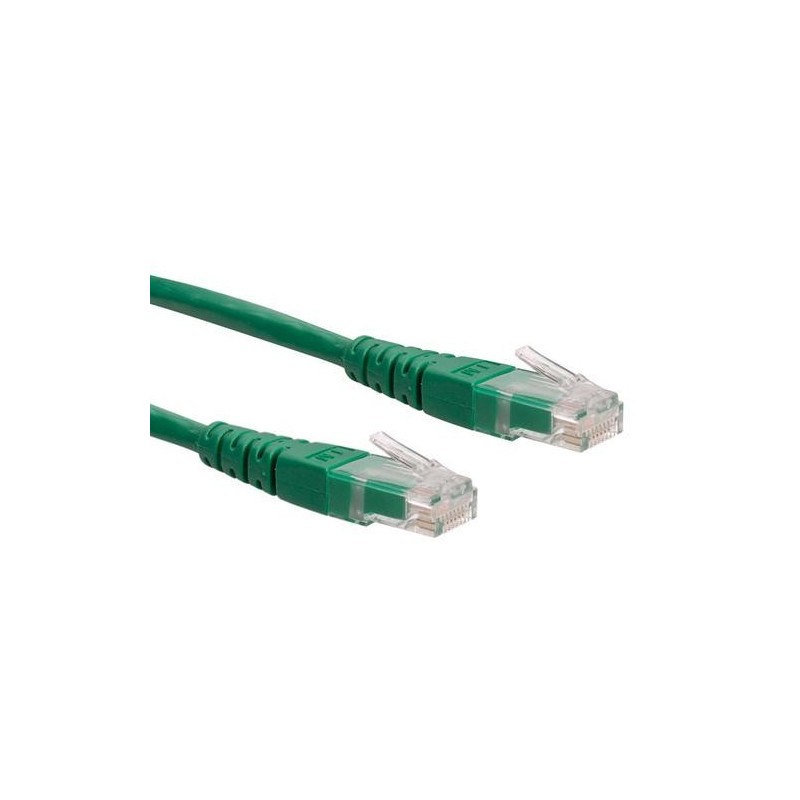 Patch Cord ROLINE UTP Cat.6/Classe E verde 15 m