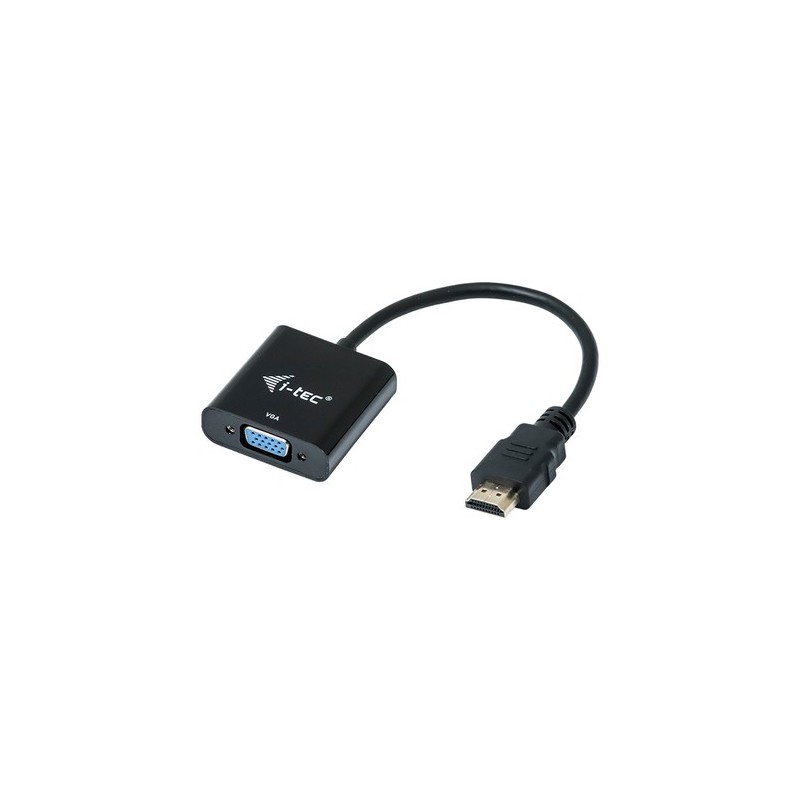 i-tec HDMI2VGAADA cavo e adattatore video 015 m HDMI VGA Nero