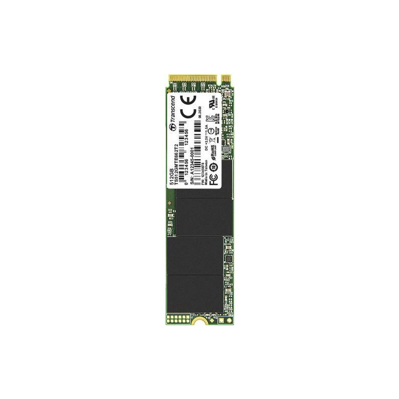 Transcend MTE662T2 M.2 512 GB PCI Express 3.0 3D NAND NVMe (TS512GMTE