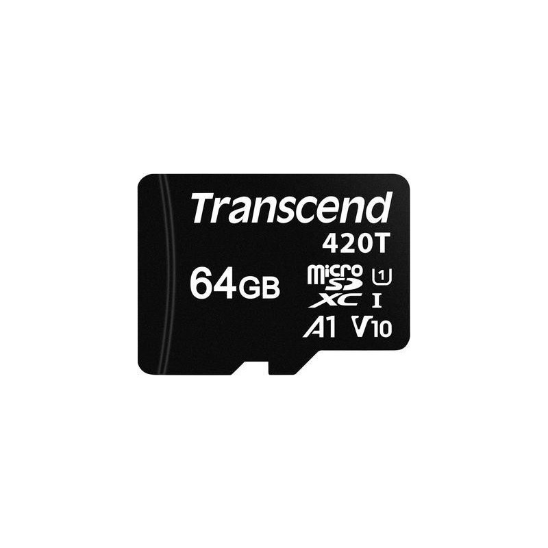 Transcend - Scheda di memoria flash - 64 GB - UHS-I / Classe 10 - mic