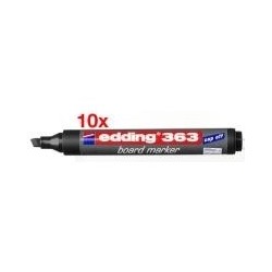 Edding 363 pennarello 10 pezzo(i) Scalpello nero (4-363001)