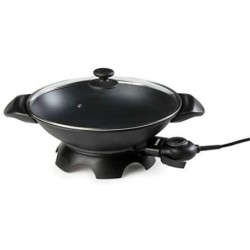 Padella Wok DOMO DO-8708W 2000 W 5 L Nero