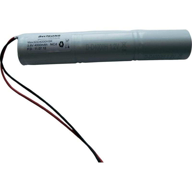 Cavo batteria luce di emergenza Beltrona 3,6 V 4000 mAh 3DD4000HSK (3