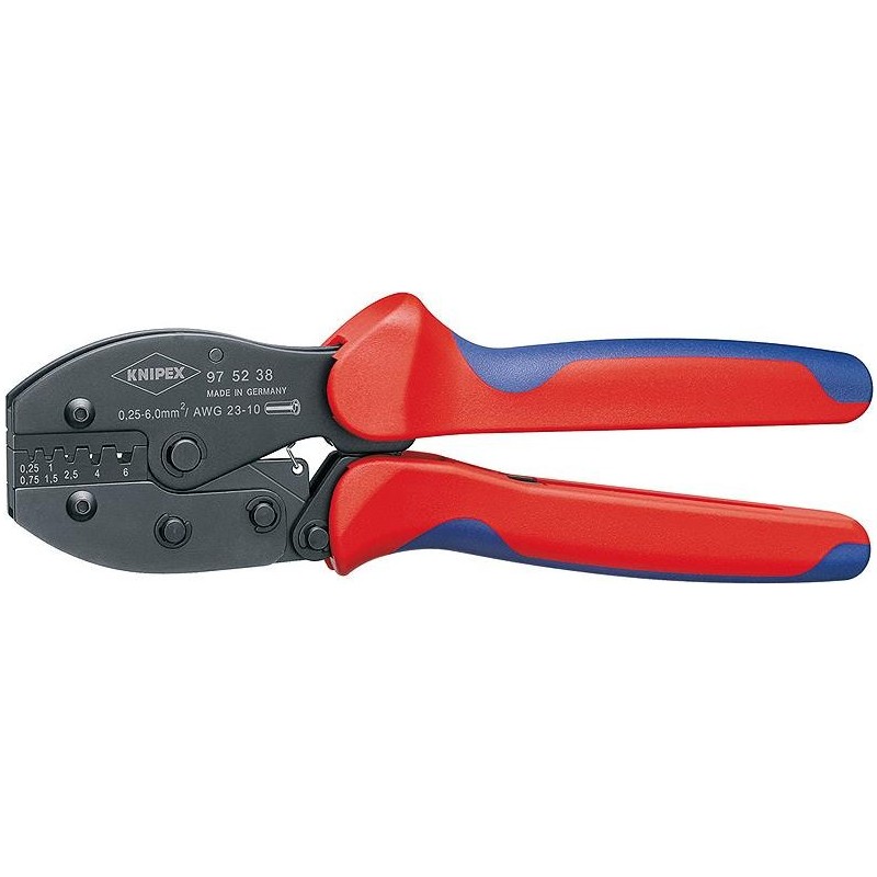 Knipex PRECIFORCE 97 52 38 pinza per crimpare capicorda da 0,25 a 6 m