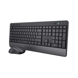 Trust Trezo tastiera Mouse incluso RF Wireless QWERTY Italiano Nero