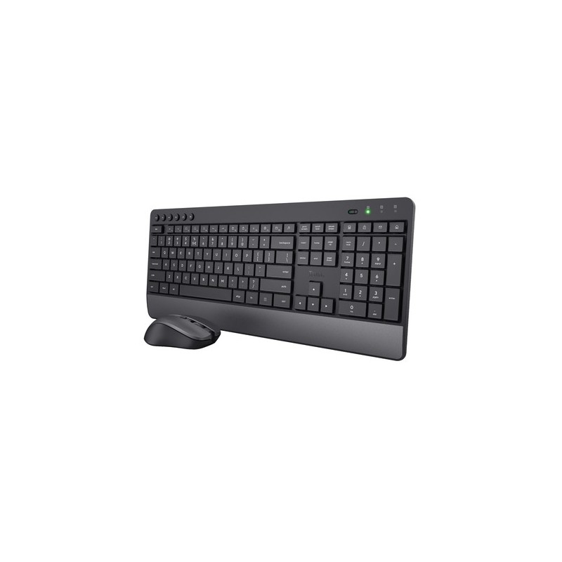 Trust Trezo tastiera Mouse incluso RF Wireless QWERTY Italiano Nero