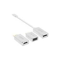 InLine Set 6-in-1 - Kit adattatore video/audio - DisplayPort / HDMI /