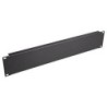 Blanking panel 2U black for