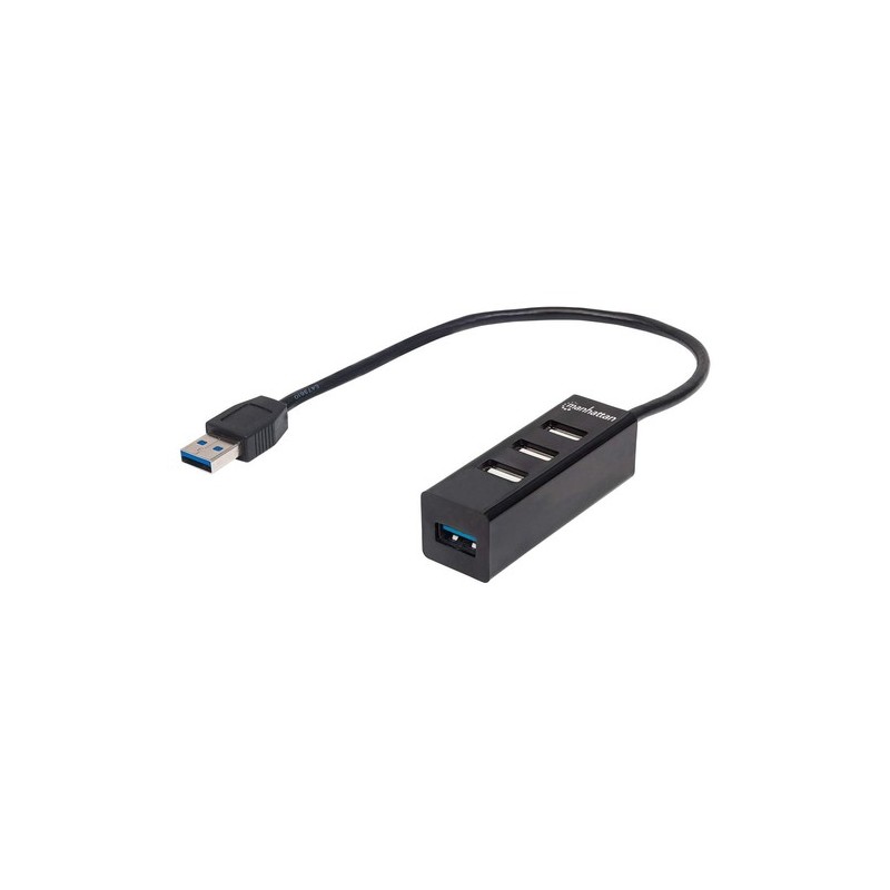 Manhattan 163828 hub di interfaccia USB 32 Gen 1 31 Gen 1 Type-A