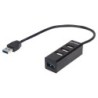 Manhattan 163828 hub di interfaccia USB 32 Gen 1 31 Gen 1 Type-A