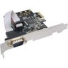 Scheda di interfaccia INLINE PCI-Express 1x porta seriale - controlle