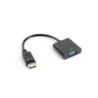 Adattatore DisplayPort con VGA Lanberg AD-0002-BK Nero