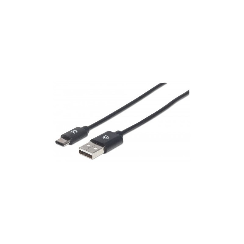 Manhattan 354912 cavo USB 05 m USB 20 USB C USB A Nero