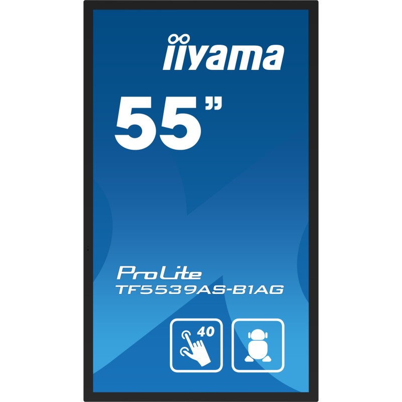 iiyama TF5539AS-B1AG visualizzatore di messaggi Pannello piatto per s