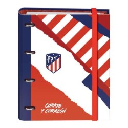 Poster Dohe Atletico de Madrid Coraggio e Cuore 4 Anelli formato A4 c