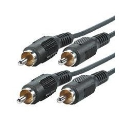 VALUE Cavo di collegamento RCA duplex ST/ST 2,5m (11.99.4333)