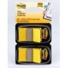 3M Post-it Index giallo stretto 2 x 50 strisce adesive dimensioni 254