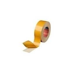 Nastro biadesivo tesafix supporto in tessuto antistrappo 25 mm x 50 m