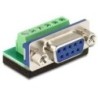 Delock Morsettiera adattatore a 6 pin Sub-D 9 pin Bu.