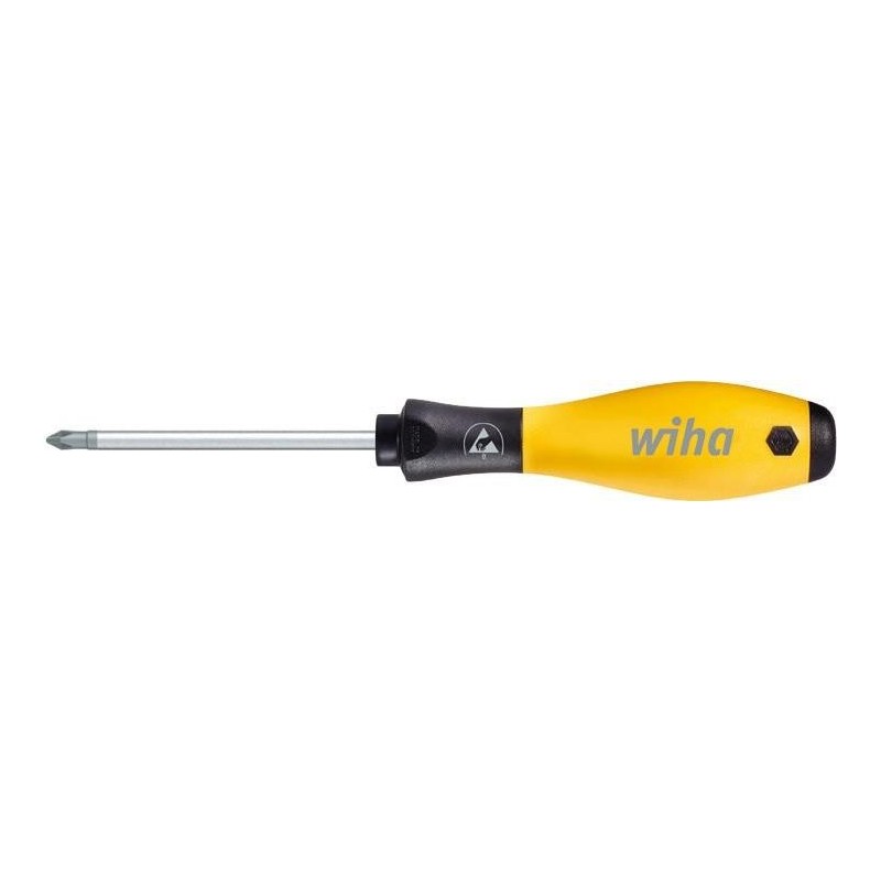 Cacciavite Wiha ESD Phillips 311SF PH 0 lunghezza lama 60 mm DIN EN 6