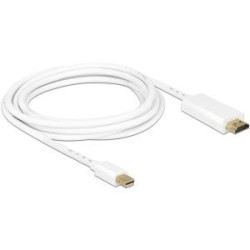 Cavo Delock Mini Displayport 1.1 maschio HDMI-A maschio 3 m bianco