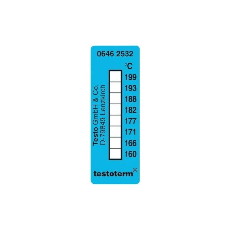 Strisce per la misurazione della temperatura TESTO 50 x 18 mm (0646 2