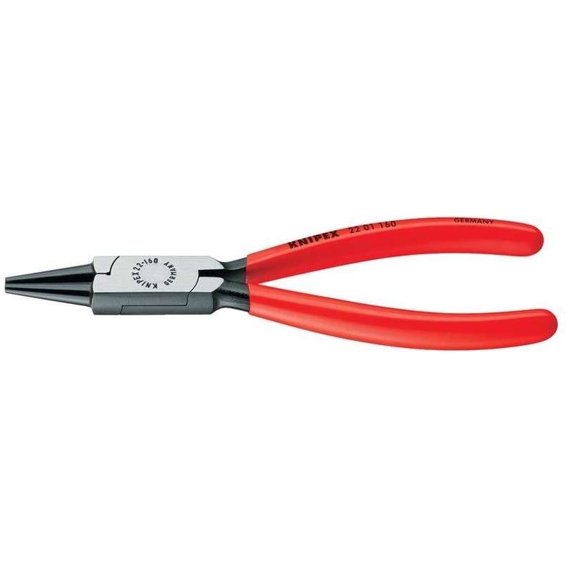 Knipex 22 01 160 Pinza a becchi tondi dritta 160 mm per elettronica e