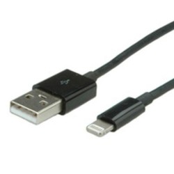 Cavo VALUE da Lightning a USB per iPhone iPod iPad nero 015 m