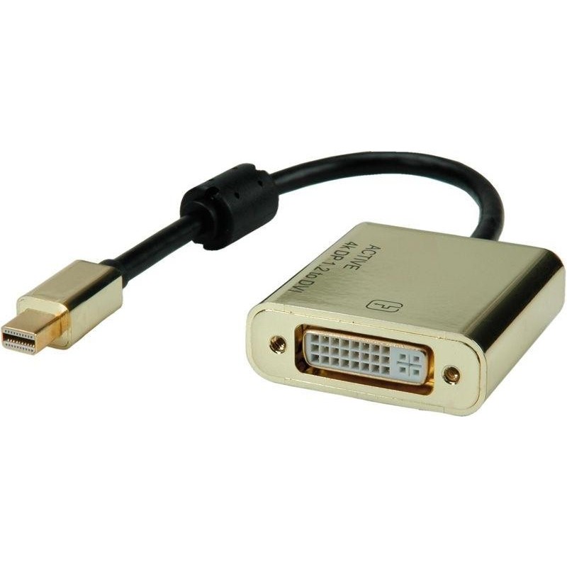 ROLINE Gold - Adattatore DVI - Mini DisplayPort (M) a DVI-D (W) - 10 