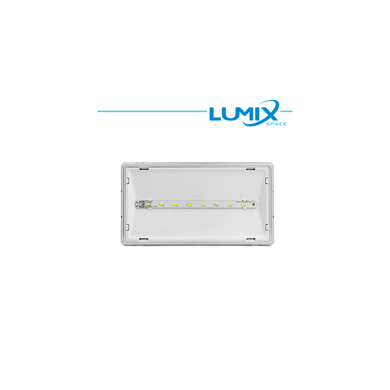 Plafo emergenza 8W 1W LED 170lm IP65 1ora SE+SA