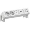 Presa multipla Bachmann DESK 2 bianco 902.3209 (902.3209)