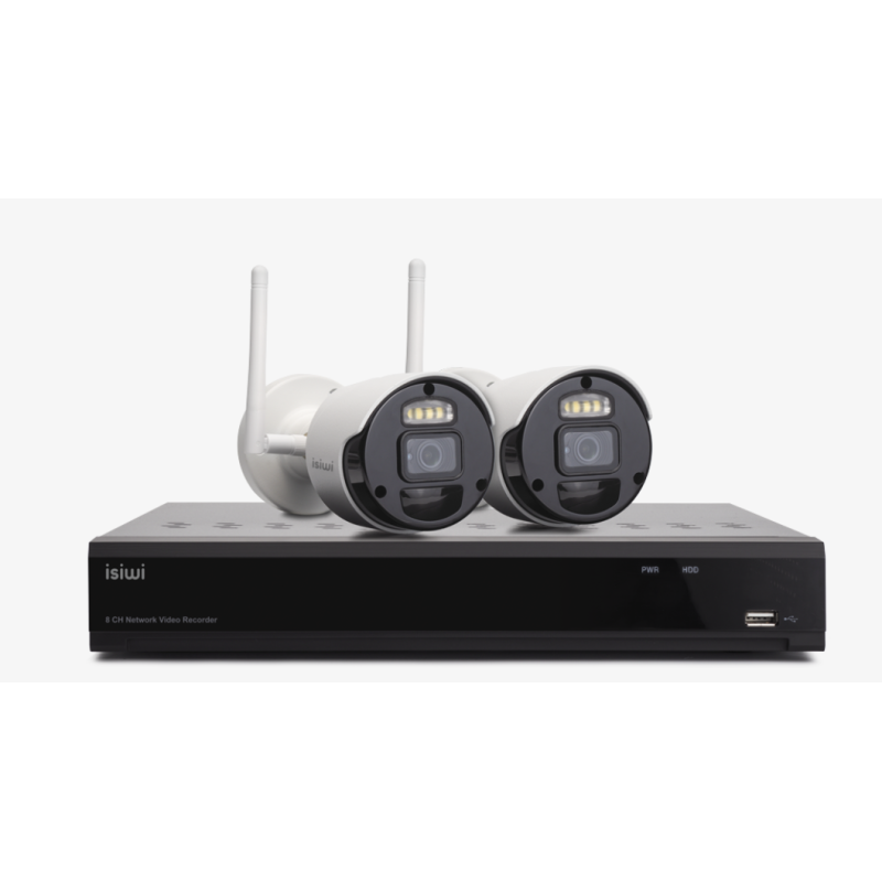 ISIWI KIT WIRELESS CONNECT AIR2 ISW-K2N8BFBTA4MP-2 GEN1 NVR 8 CANALI