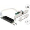 Delock M.2 Key BM 1 scheda di rete LAN RJ45 10 Gigabit