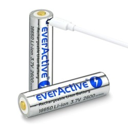 Batterie Ricaricabili EverActive EV18650-26M 37 V