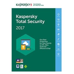 Kaspersky Lab Total Security 2017 1U 1Y Licenza completa 1 licenza/