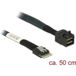 Delock Cavo Slim SAS SFF-8654 4i Mini SAS HD SFF-8643 50 cm