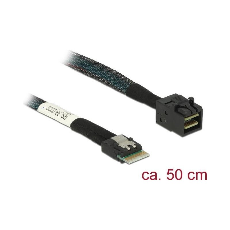 Delock Cavo Slim SAS SFF-8654 4i Mini SAS HD SFF-8643 50 cm