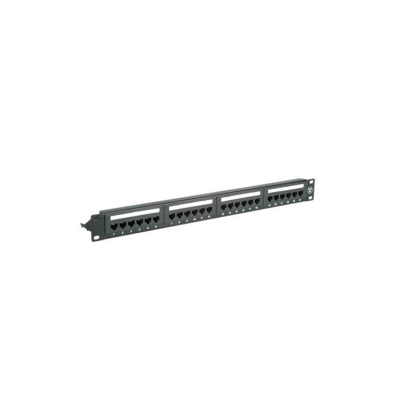 VALUE Patchpanel da 19&quot; Cat.6A/Classe EA 24 porte UTP nero