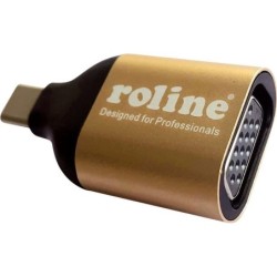 ROLINE 12.03.3233 Adattatore grafico USB 1920 x 1080 pixel oro (12.03