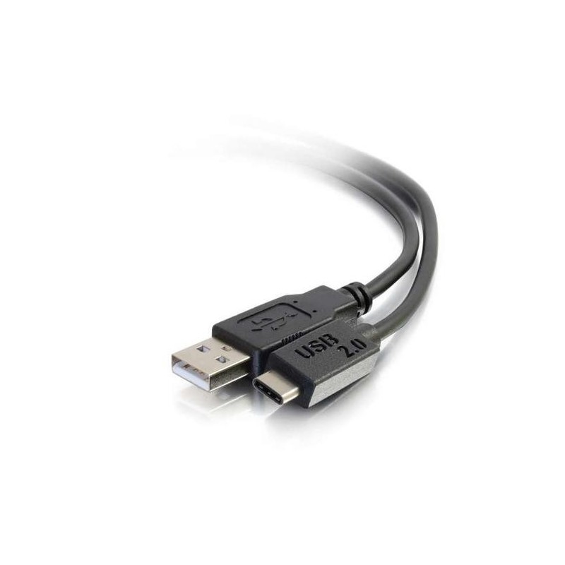 C2G 1m USB2.0-C/USB2.0-A cavo USB USB C USB A Nero