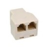 Distributore modulare InLine&reg;, da 1 presa RJ12 a 2 prese RJ12 (69999