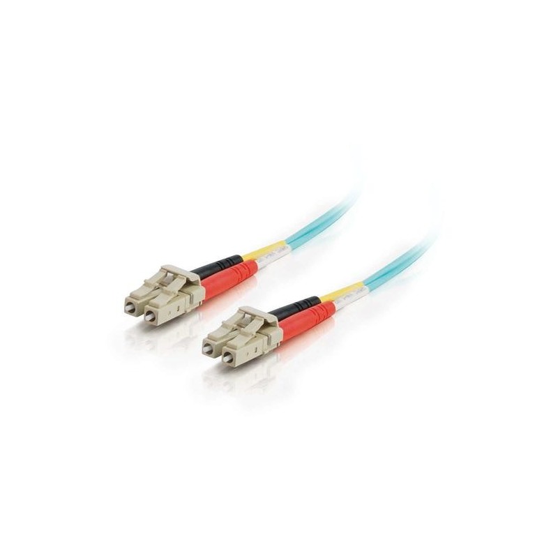 C2G 85549 cavo a fibre ottiche 1 m LC OFNR Turchese