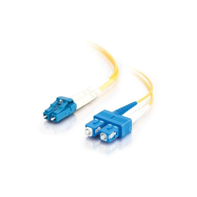 C2G 85587 cavo a fibre ottiche 2 m LC SC OFNR Giallo