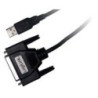 Adattatore LogiLink USB 2.0 a D-Sub 25 pin parallelo St/Bu 18 m (UA00