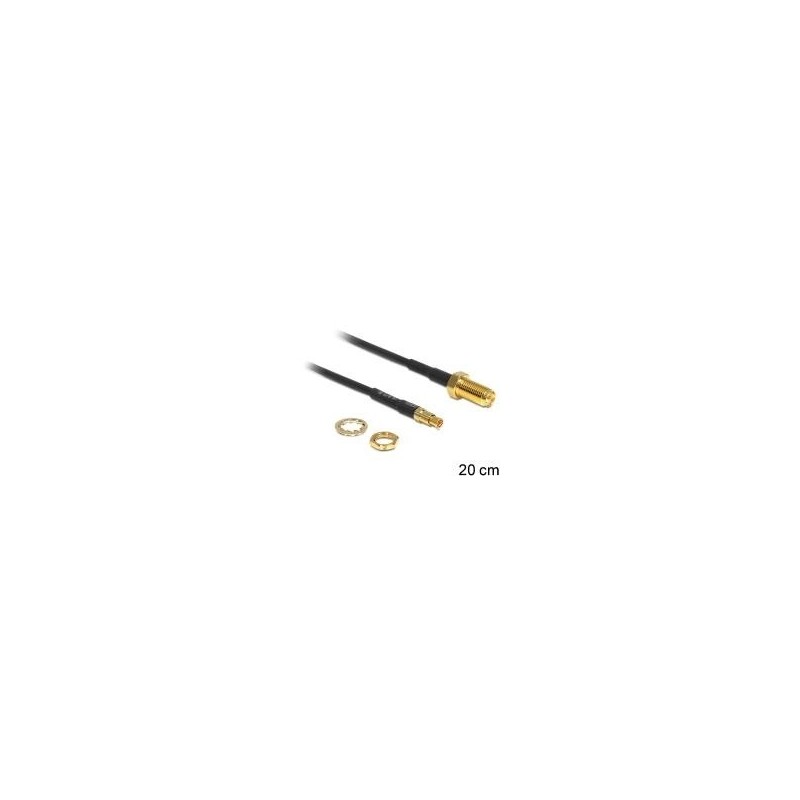 Delock cavo antenna jack RP-SMA per l&#039;installazione spina TS-9 da 200