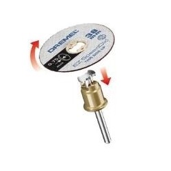 Dremel EZ SpeedClic SC409 - disco da taglio - 5 pezzi - 38 mm - per E